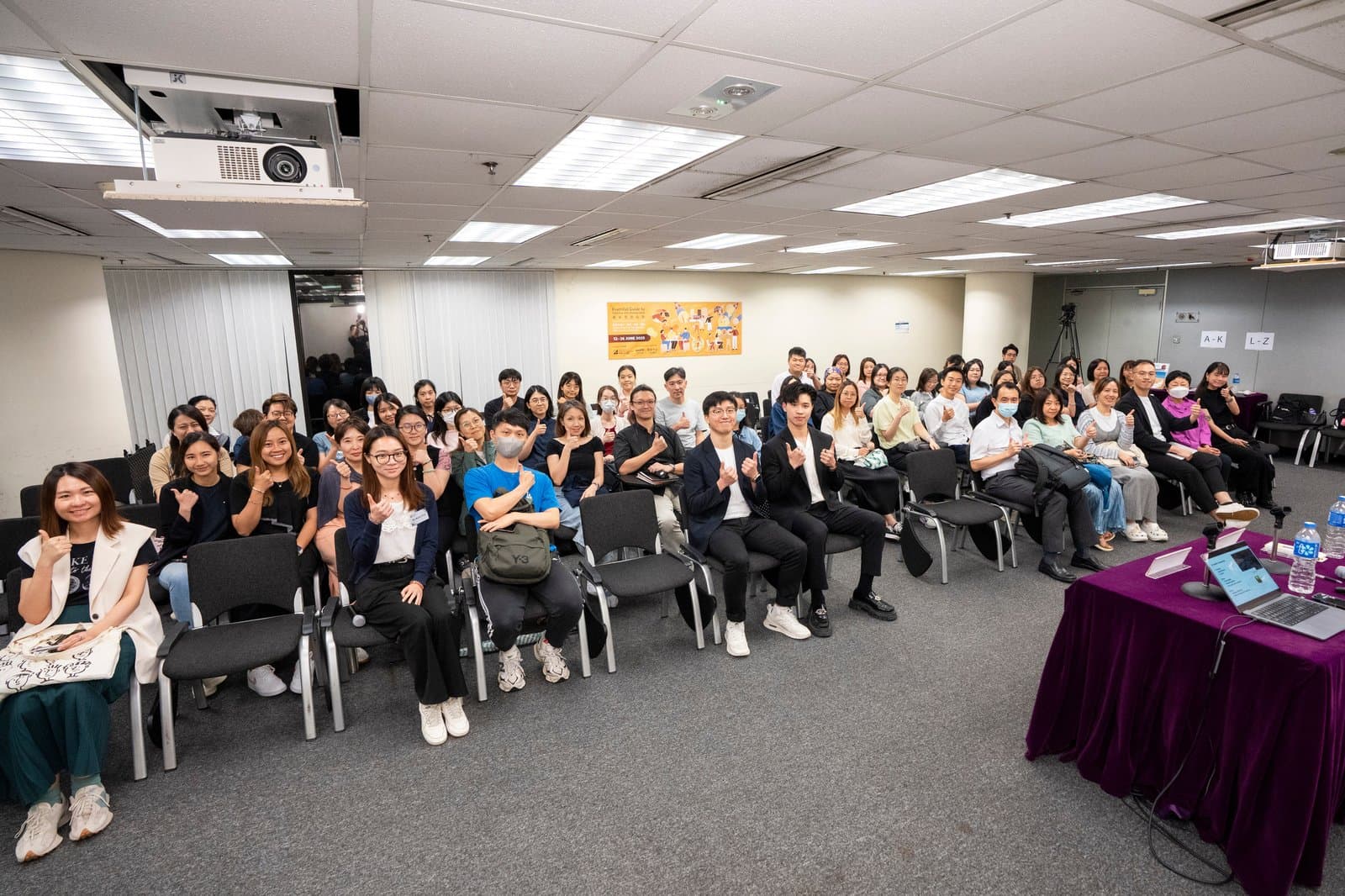 Audience at the HKAAA AI and the Future of Art & Marketing session